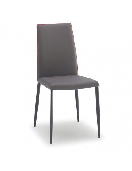 Chaise MELOU, simili-cuir Magnum