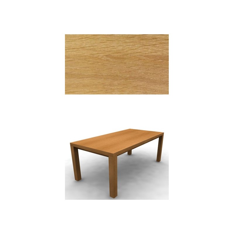 Table de repas CHÊNE 220 cm fixe