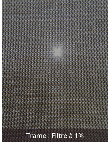 Toile Protection solaire intérieure SOLTIS TOUCH M1 1% largeur 180 cm