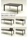 Table de repas extensible en céramique Class - 180 (240) x 100 cm