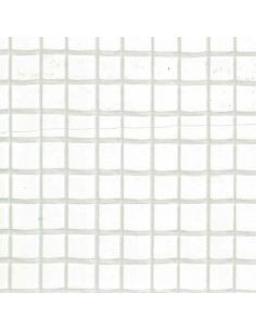 PVC souple 40/100 ARMÉ au mètre, largeur 200 cm, largeur du quadrillage 10 x 10 mm