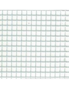 PVC souple 50/100 ARMÉ au mètre, largeur 250 cm, largeur du quadrillage 6 x 6 mm