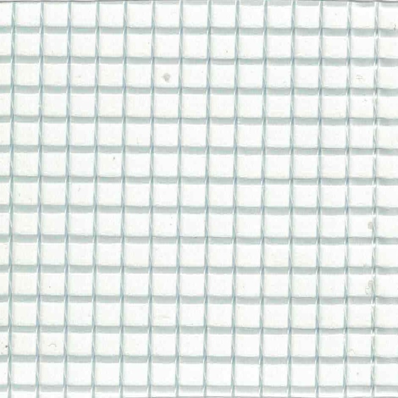 PVC souple 50/100 ARMÉ au mètre, largeur 250 cm, largeur du quadrillage 6 x 6 mm