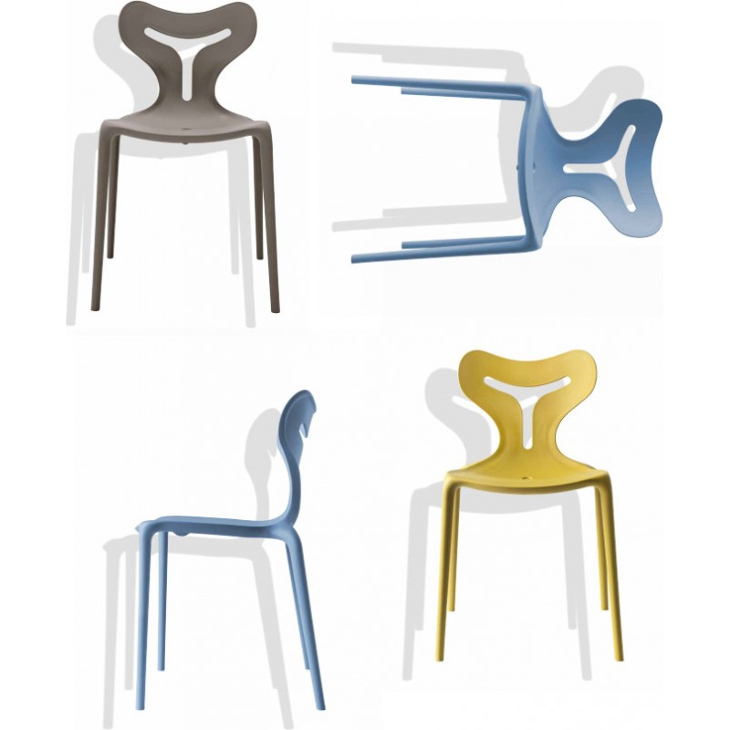 Chaise empilable en polypropylène Area51 CB1042