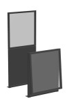Schéma Cadre NAPOLI, hauteur 120/220 cm x longueur 100 cm