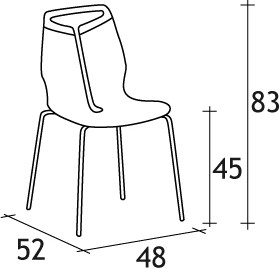 Dimensions Chaise Gripp 220 Dexo