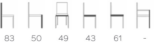 Dimensions Chaise SOFT C1310 Mobitec