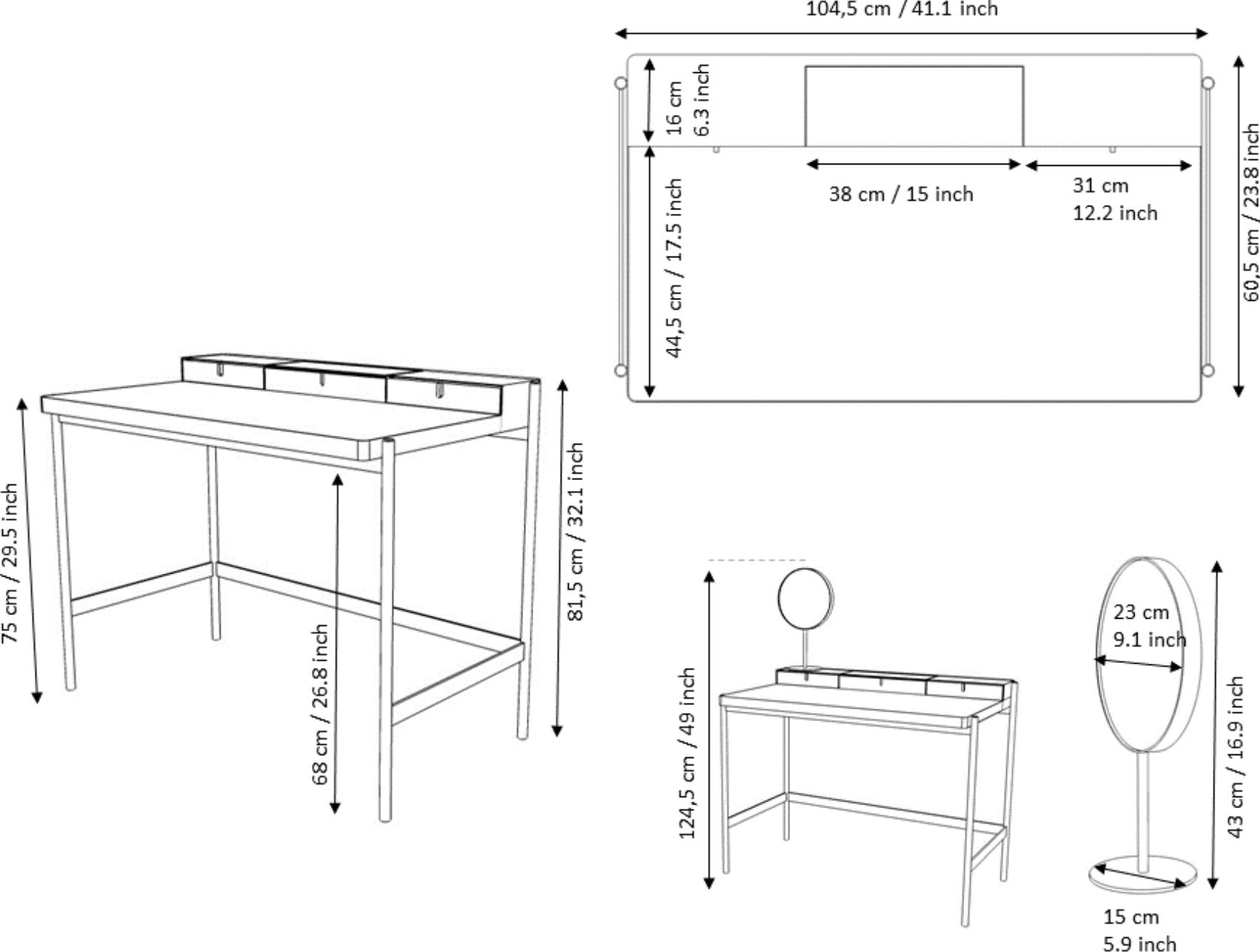 Dimensions